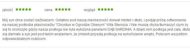 Sekretne życie paneli podłogowych, czyli magia komentarzy w markecie budowlanym 7
