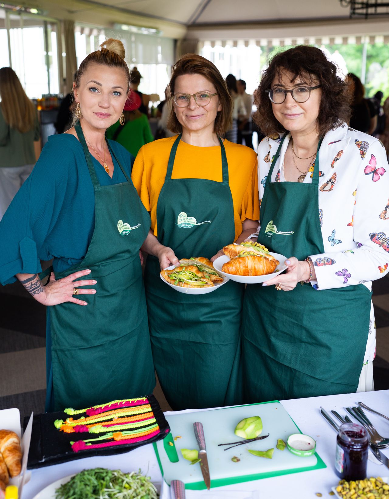 Elżbieta Stańska-Giera i Dorota Gepert z redakcji "Pyszności" brały udział w warsztatach z Darią Ładochą.