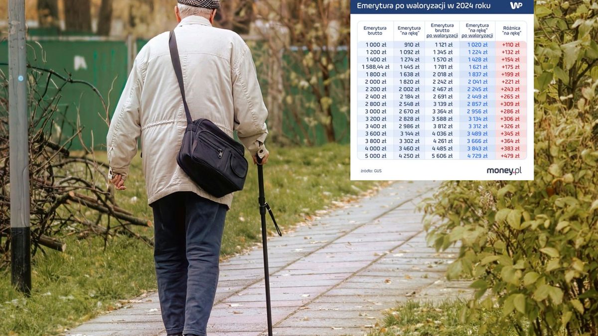 Waloryzacja 2024. O tyle wzrosną emerytury i renty od 1 marca