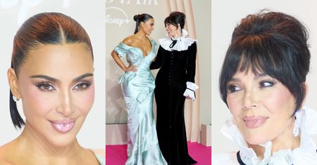 Kim Kardashian bryluje z odmłodzoną Kris Jenner na premierze serialu w Paryżu. Jak siostry?