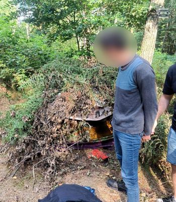 Tychy: Przez kilka miesięcy ukrywał się w leśnym szałasie