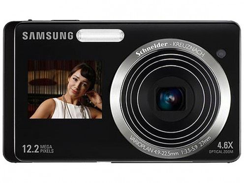 Samsung ST500 i ST550 - wyświetlacz z przodu, wyświetlacz z tyłu 1