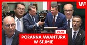 Poranna wrzawa w Sejmie. Błaszczak wtargnął na mównicę