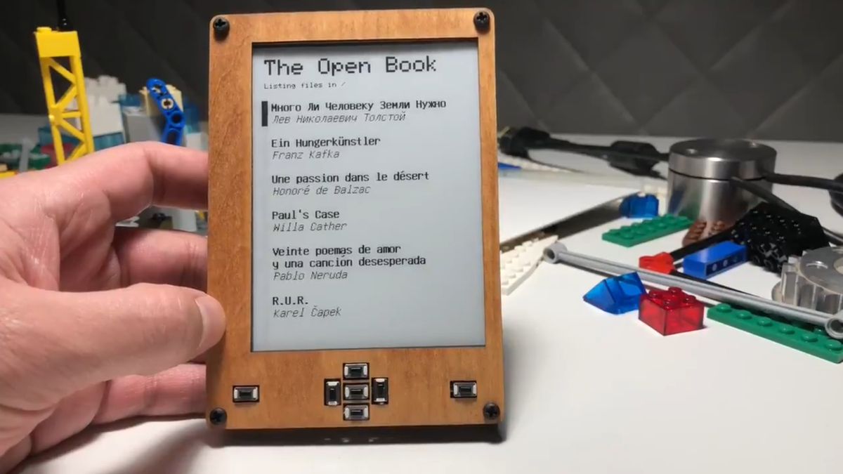 Open Book, czyli w pełni otwarty czytnik ebooków. Zrób to sam na bazie dedykowanej płyty 1