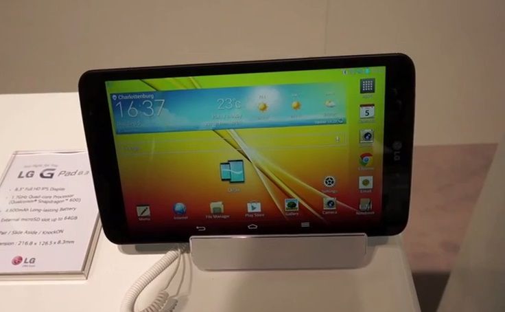 LG G Pad 8.3 - poręczny tablet Full HD ze Snapdragonem 600 za 1300 zł! [wideo]