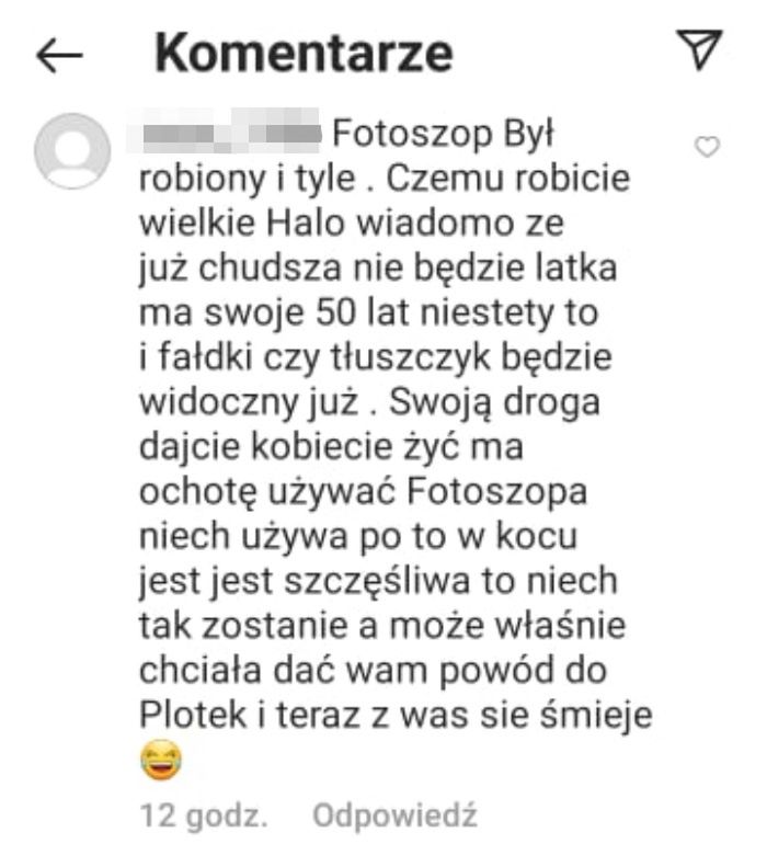 Katarzyna Skrzynecka zapewnia, że śmieszą ją artykuły na temat przerabiania zdjęć