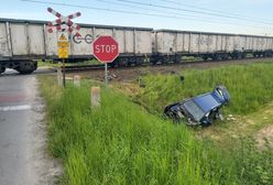 Wjechał w pociąg. Teraz kierowca zapłaci potężną karę