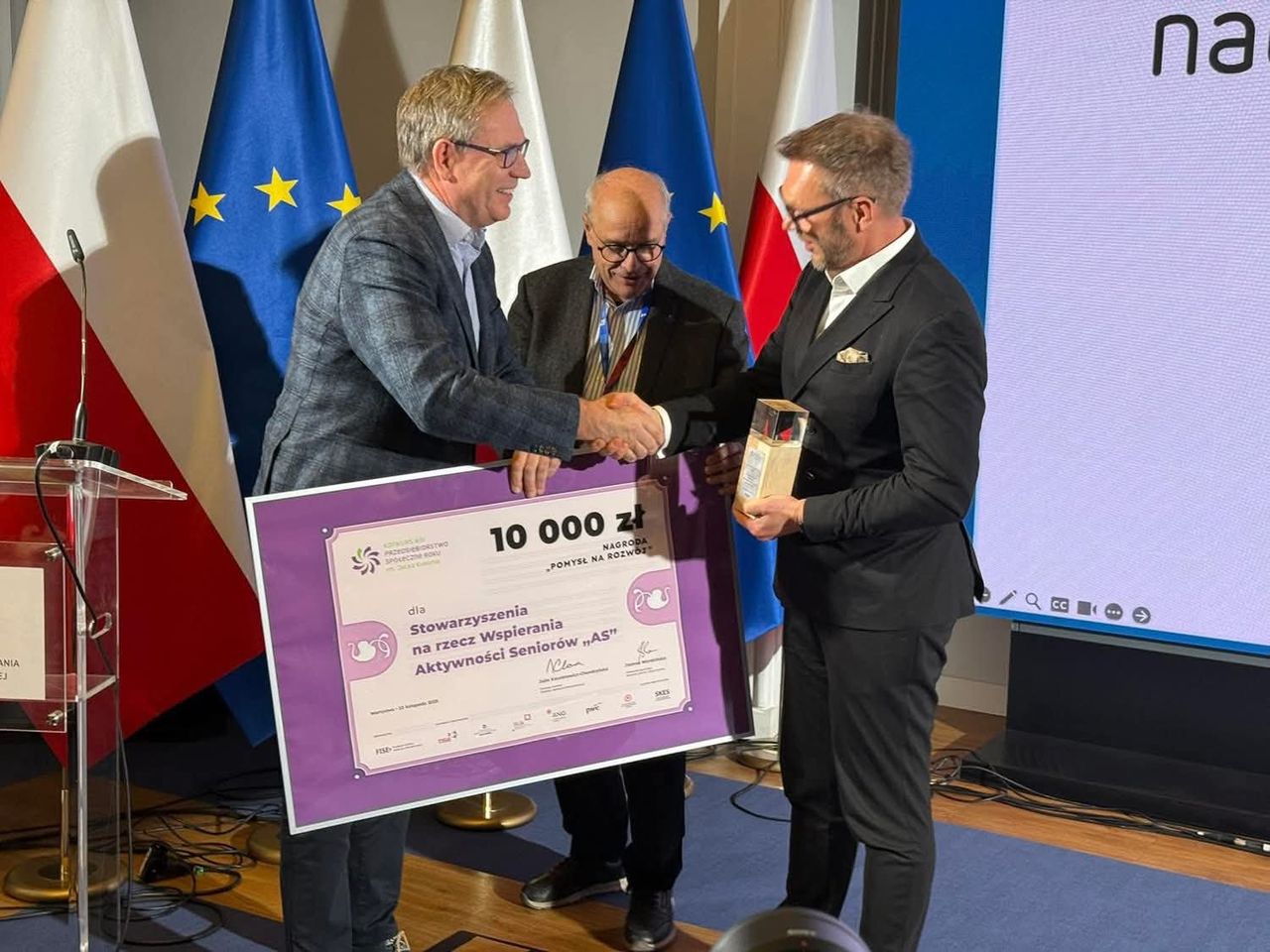 Stowarzyszenie Aktywny Senior z podwójną nagrodą!