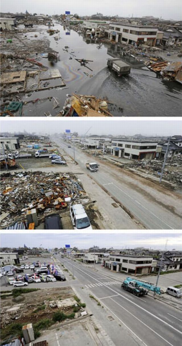 Japonia - w trakcie i 6 miesięcy po katastrofie 14