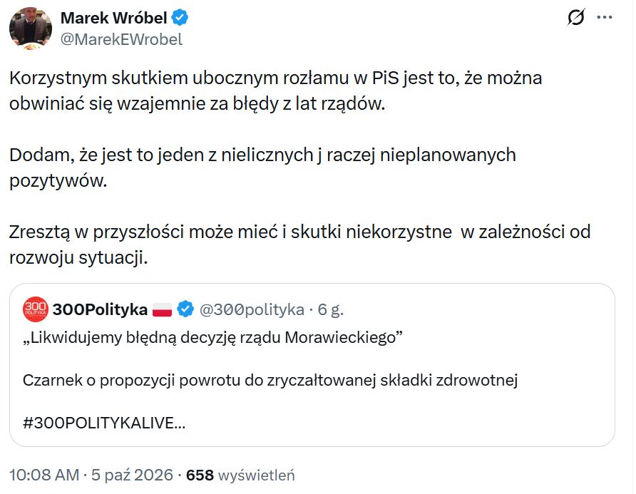Burza wokół kłótni polityków prawicy