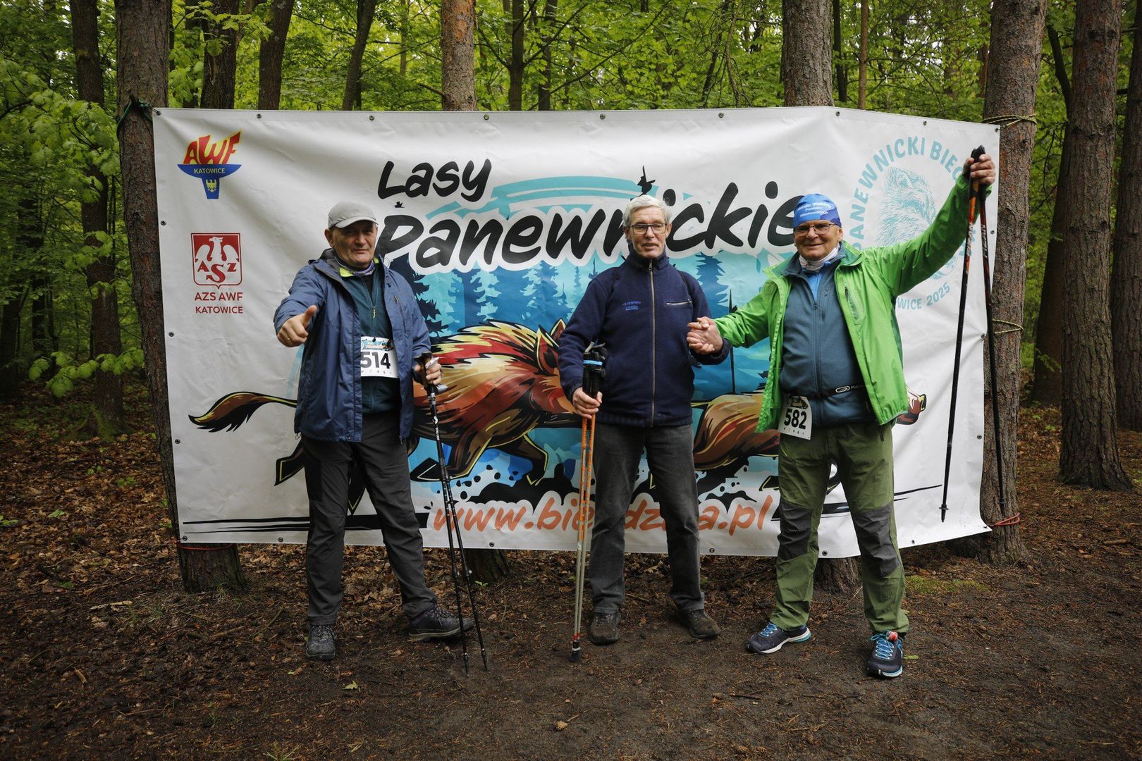 18.05.2025 r. Panewnicki Bieg Dzika w zimną, deszczową majową niedzielę.