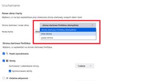 Firefox: wybieramy Inne Strony