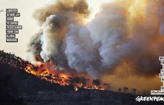 Greenpeace wzywa do zakazu lotów prywatnymi odrzutowcami