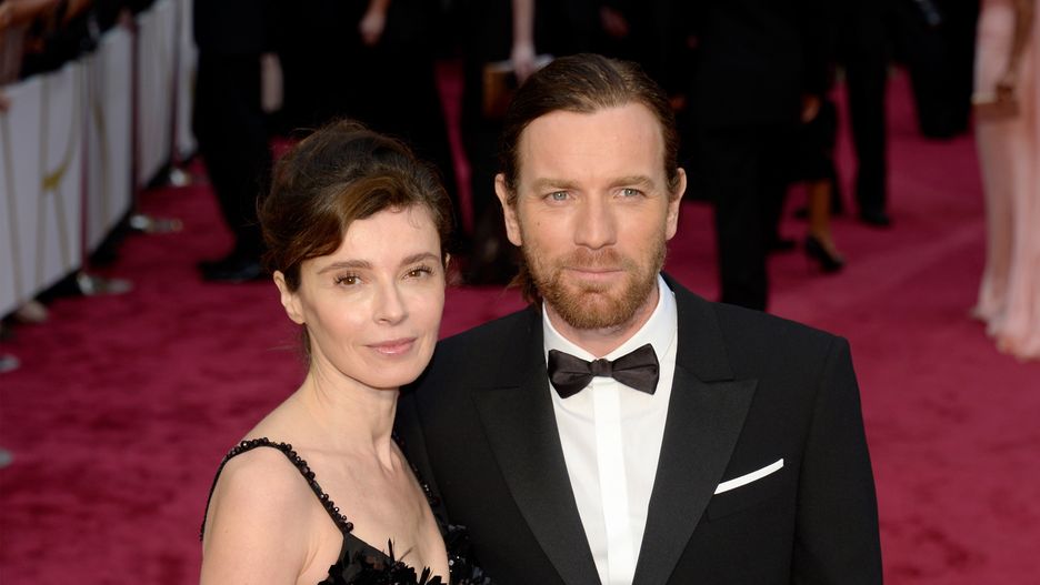 Ewan McGregor z żoną Eve Mavrakis w 2014 roku