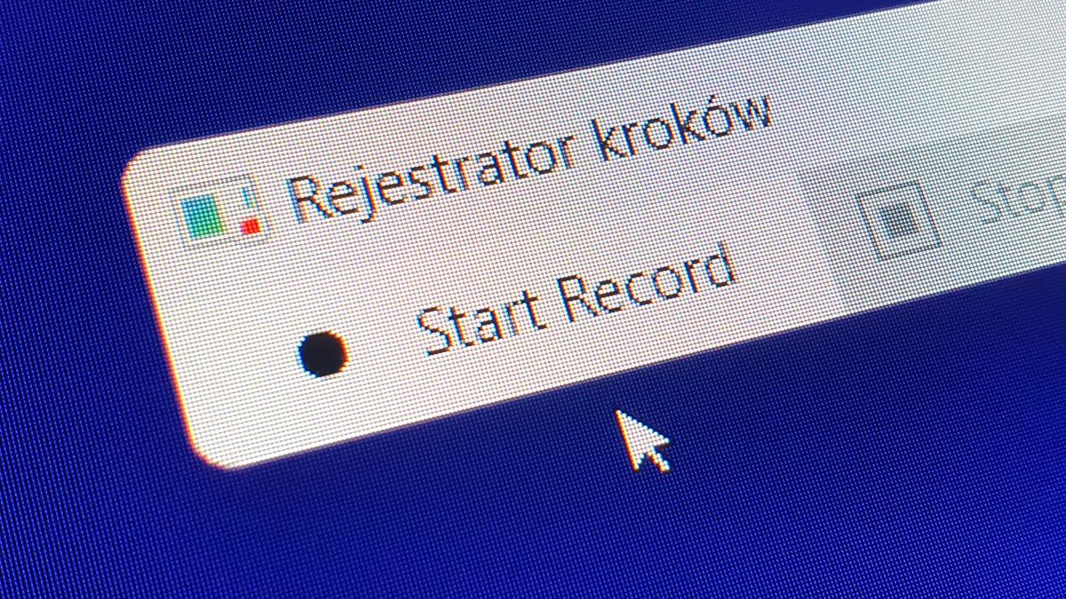 Rejestrator kroków w Windows 11