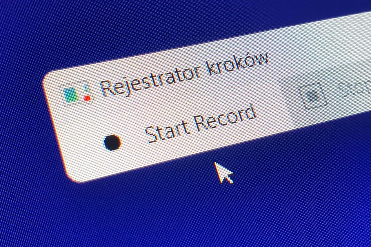 Rejestrator kroków w Windows 11