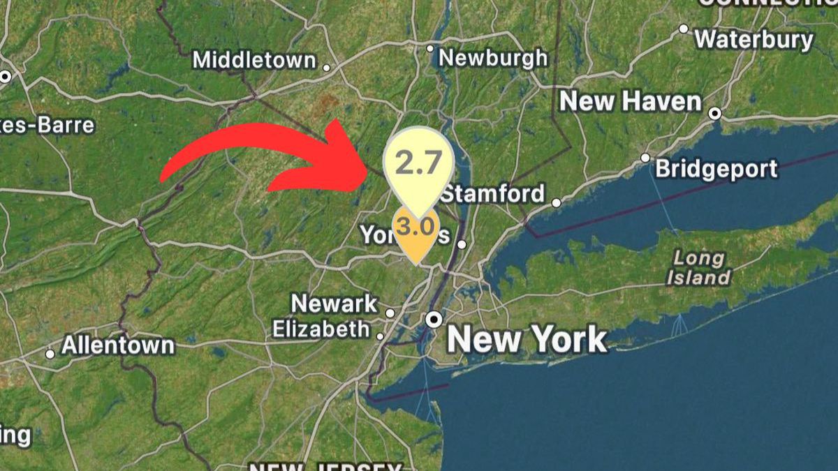 Trzęsienie ziemi w rejonie Nowego Jorku i New Jersey