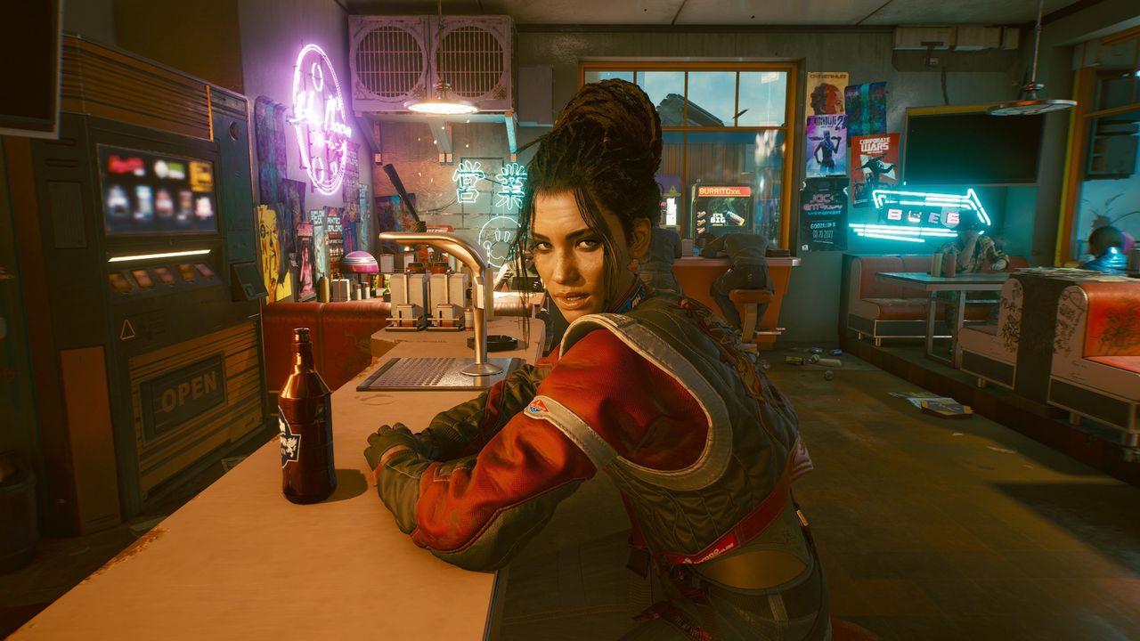 Panam z Cyberpunk 2077 na płótnie. Licytacja w szlachetnym celu