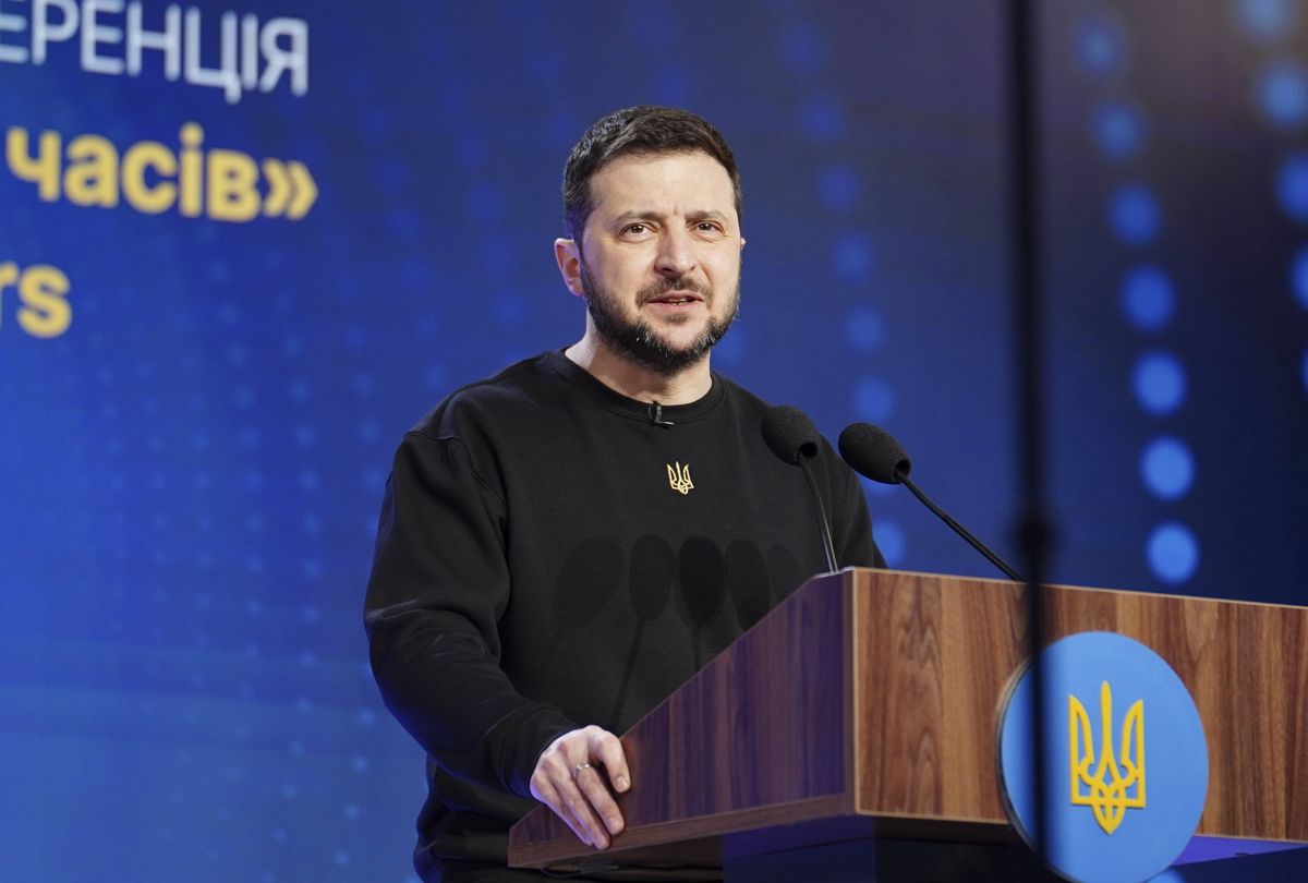 Prezydent Ukrainy Wołodymyr Zełenski poinformował, że wszystkie drony wroga zostały zestrzelone
