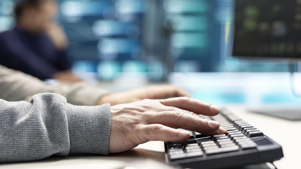 Deposit Photos 2024-12-12Governmental IT expert monitoring cyber threats on a computer and big screen, high tech agency office. Hackers examining cyber defense measures for prevention of dangerous digital threats.