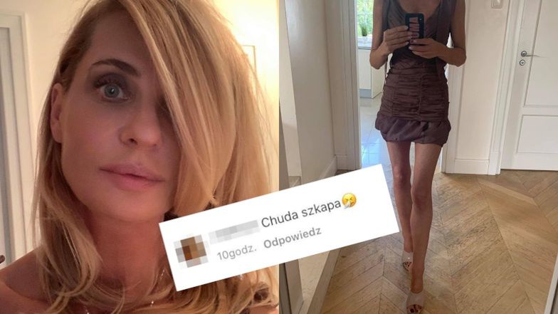 Aneta Kręglicka broni swojej szczupłej sylwetki