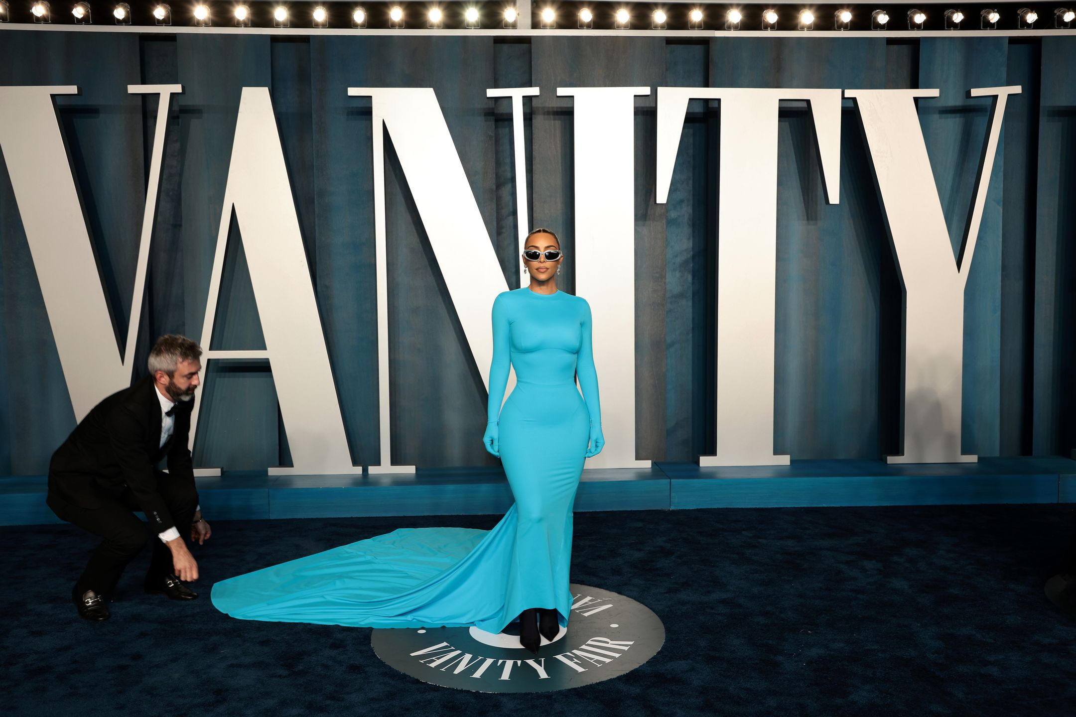 Kim Kardashian na "Vanity Fair" Oscar Party