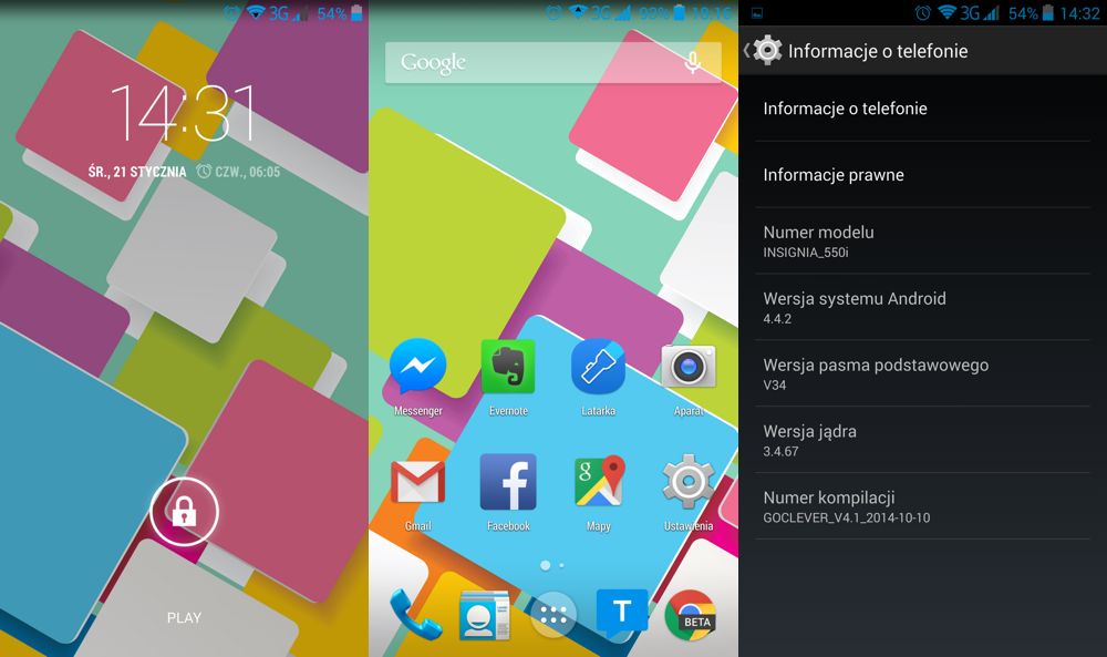 Goclever Insignia 550i - test i recenzja taniego phabletu 14
