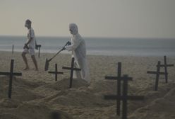 Koronawirus w Brazylii. Plaża Copacabana zamieniła się w cmentarz