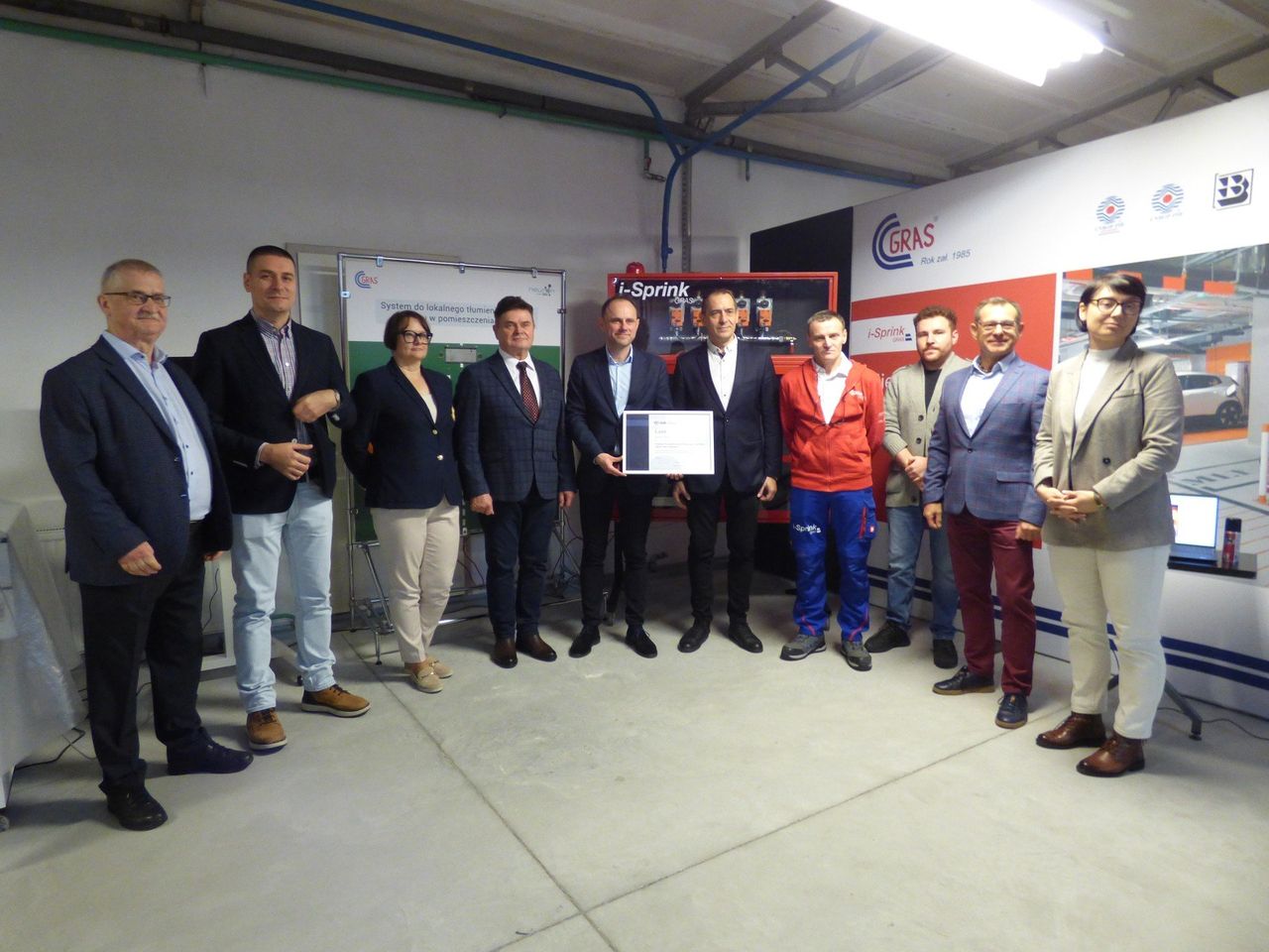 Korzybie: Rodzinna firma GRAS z nagrodą za system i‑Sprink