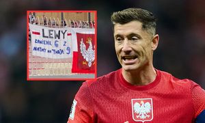Taka propozycja dla Lewandowskiego na Malcie. Wywiesili to na stadionie