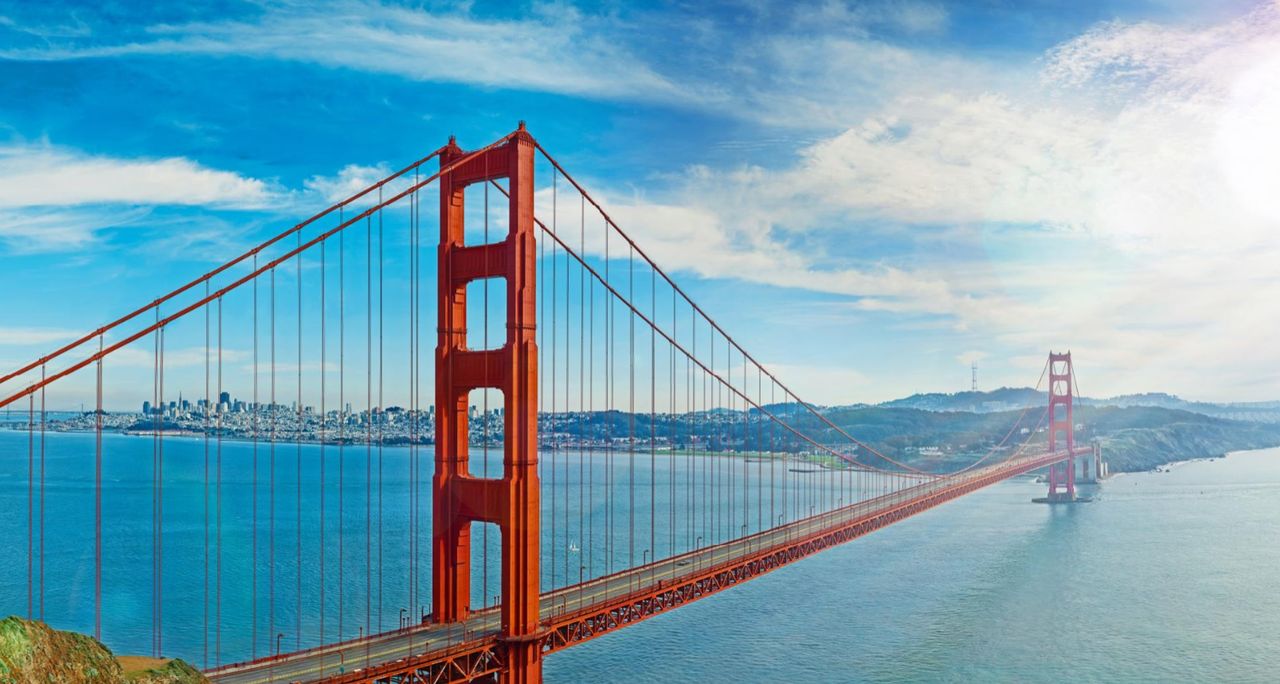 53-gigapikselowe zdjęcie Bentleya na moście Golden Gate