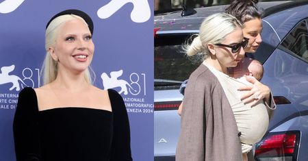 Lady Gaga pokazała się na PIERWSZYM SPACERZE z dzieckiem. Macierzyństwo jej służy? (ZDJĘCIA)