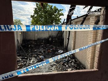 Pożar altany. Tragiczne odkrycie w zgliszczach
