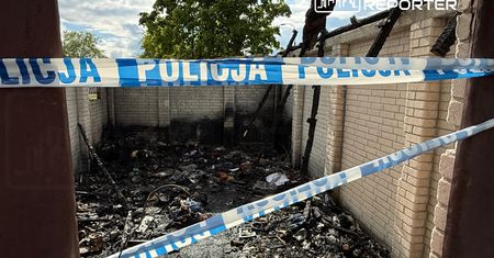 Pożar altany. Tragiczne odkrycie w zgliszczach