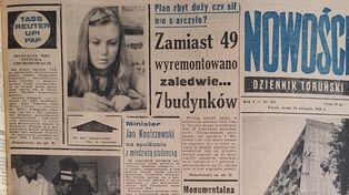 Kazimierz Gregorkiewicz o nowym centrum Torunia, czyli w "Nowościach" 58 lat temu