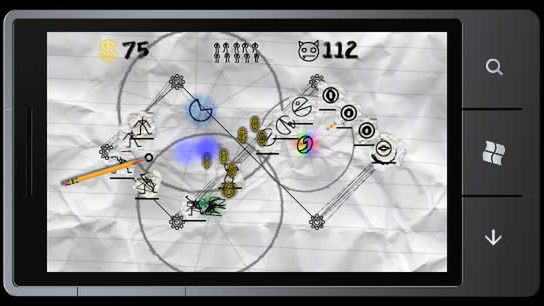 Scribble Defense z Xboxa 360 pojawił sie na Windows Phone 7 1