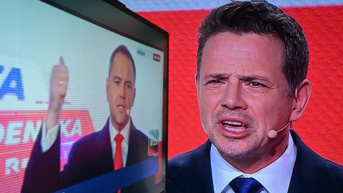 Debaty w Ko?skich
11.04.2025 Kampania wyborcza prezydencka 2025 Debata w Konskich
Fot. Wojciech Strozyk/REPORTER
N/z: Rafal Trzaskowski, Karol Nawrocki
Wojciech Strozyk/REPORTER