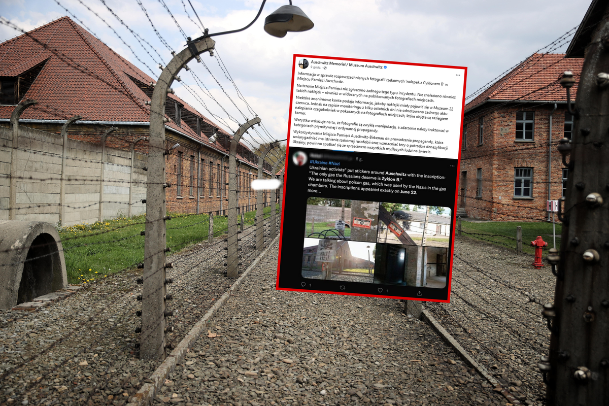 "Prymitywna i ordynarna propaganda". Muzeum Auschwitz reaguje na wpis
