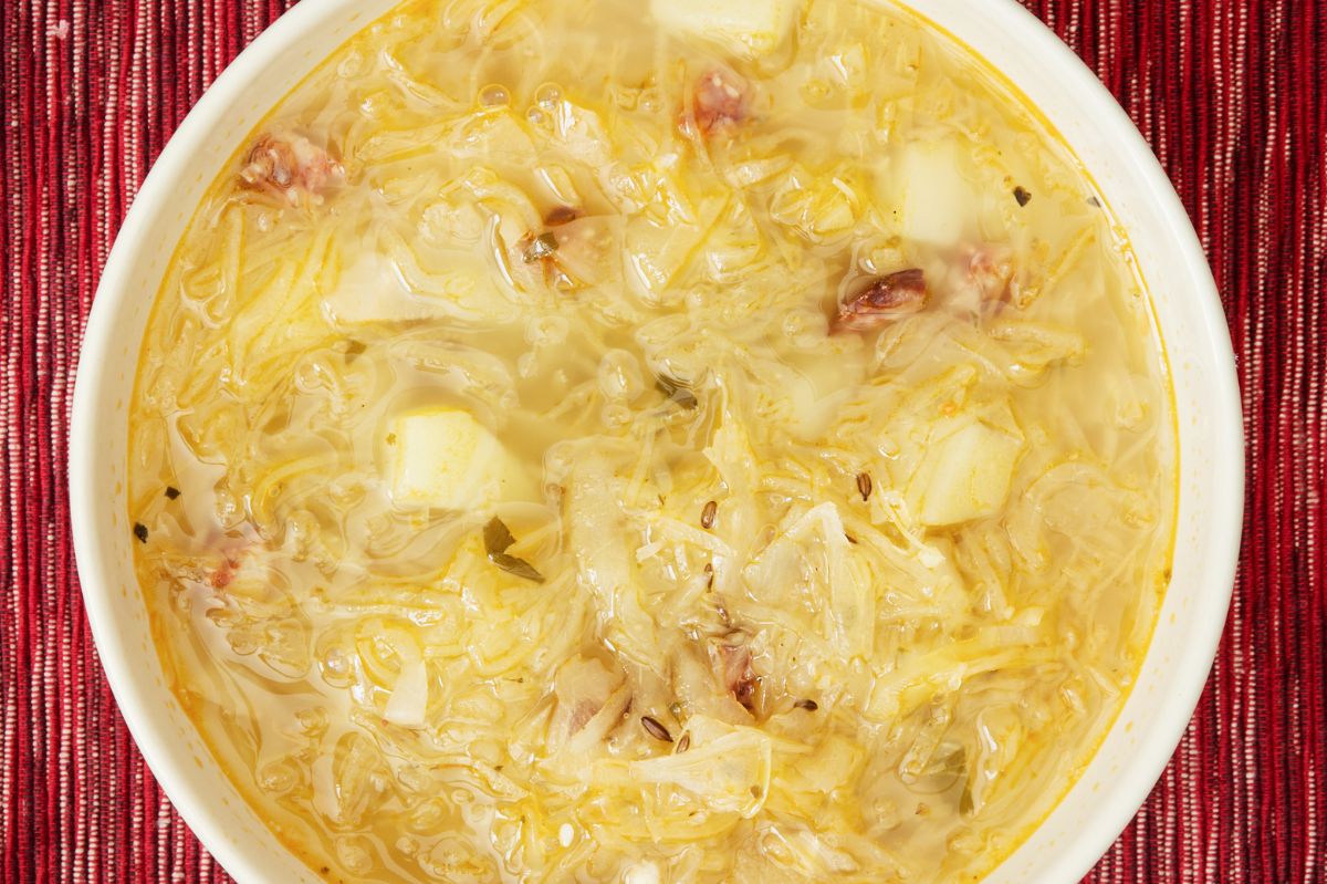 Cabbage soup is a well-known Polish dish.