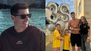 Pozbawiony koszulki Robert Lewandowski dziękuje za życzenia urodzinowe "w towarzystwie swoich ulubionych dziewczyn" (FOTO)