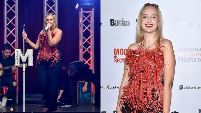 Celebrytki na pokazie "Moda na recykling 2"