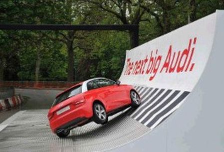 Audi A1 się przewróciło... na oficjalnej imprezie promocyjnej!