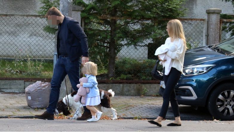 Kasia Tusk z mężem i dziećmi odwiedza rodziców