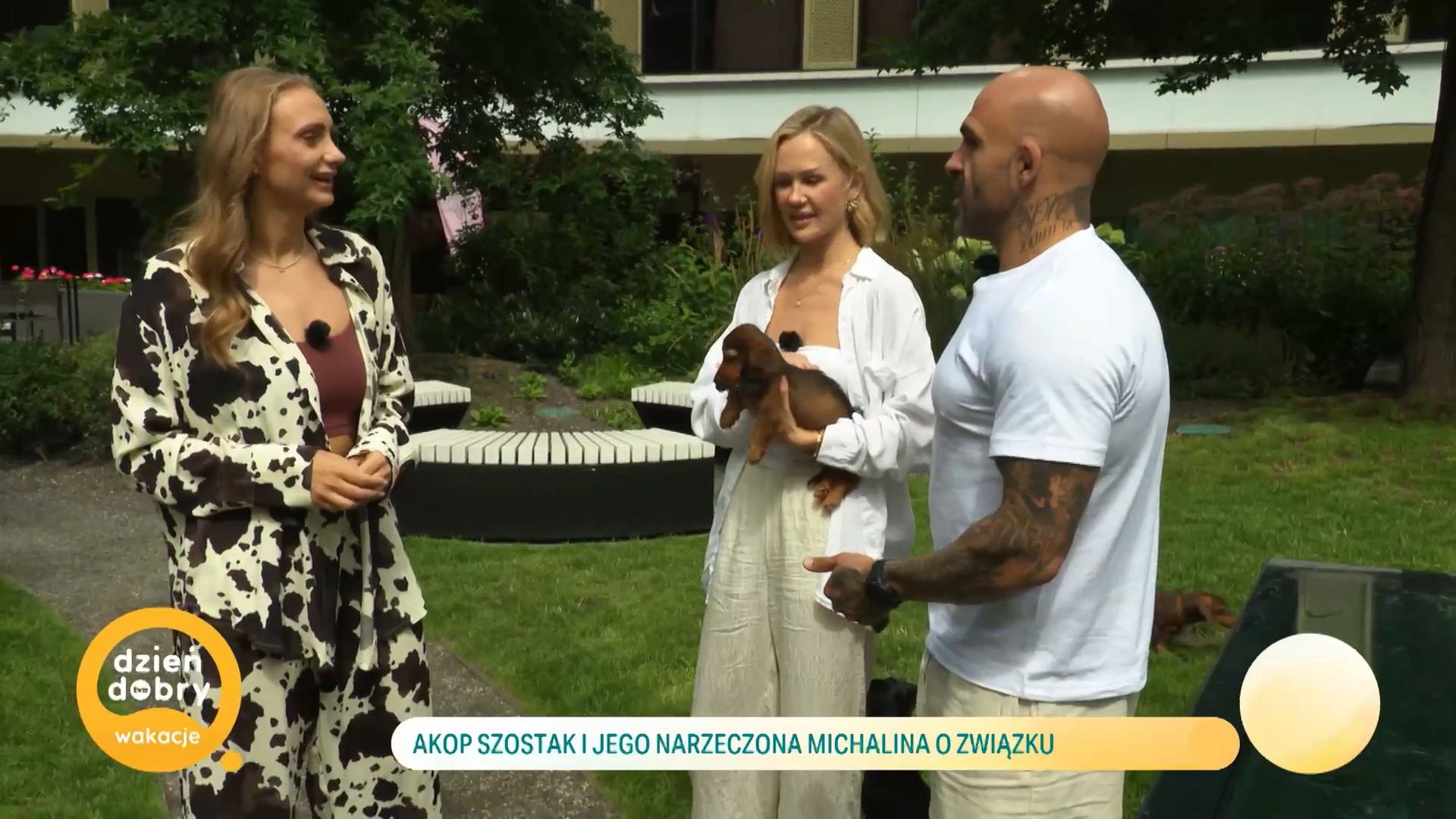Akop Szostak i Michalina Zagórska w "Dzień Dobry TVN"