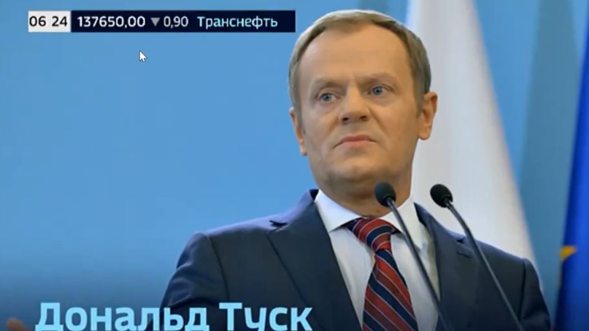 Rosyjska propaganda komentuje wybór Donalda Tuska na premiera