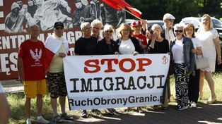 Protesty na otwarciu Centrum Integracji Cudzoziemców w Częstochowie. "Przecież nikt potajemnie imigrantów nie przyśle"