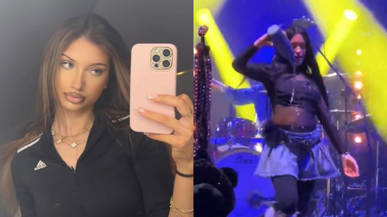 Viki Gabor oblewa się wodą na scenie. Internauci podzieleni