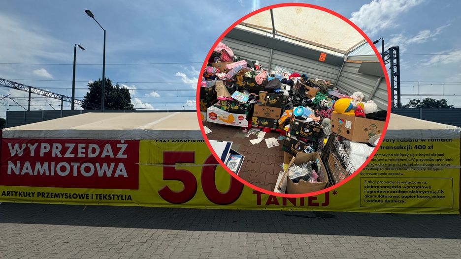Byliśmy w namiocie wyprzedażowym Biedronki