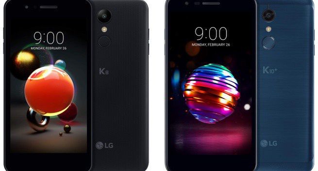 Nowe wersje smartfonów LG K10 i K8 na MWC 2018