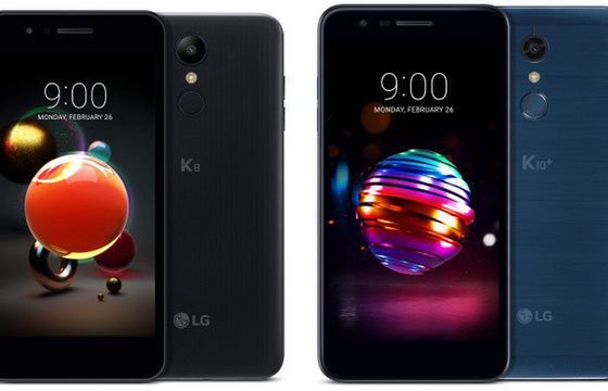 Nowe wersje smartfonów LG K10 i K8 na MWC 2018